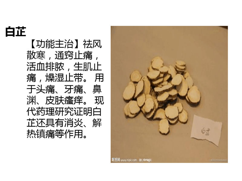 中药材功效
